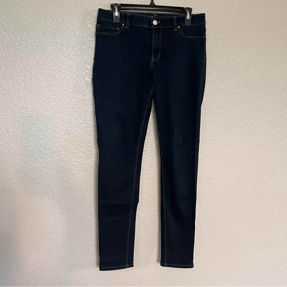 White House Black Market size 8 the jeggings stretch Dark Blue Women's Jeans